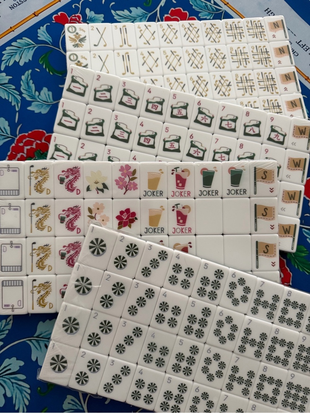 Golf Mahjong Tile Set - Unbranded